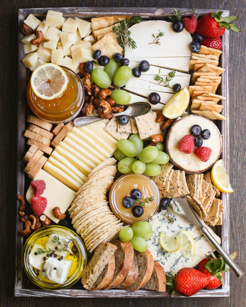 Spring Cheese Board