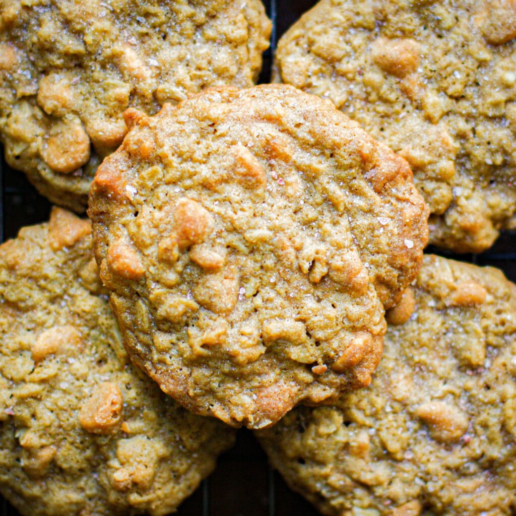 Salted Butterscotch Oatmeal Cookies