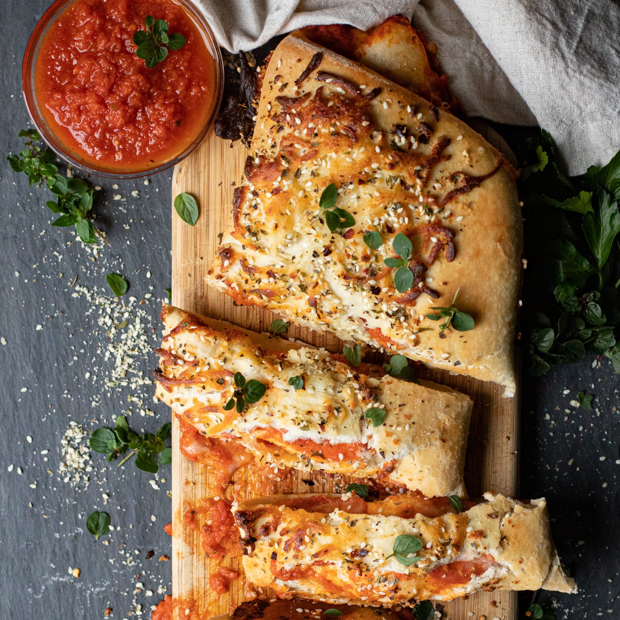 Pepperoni Cheese Stromboli | Simmer & Sage