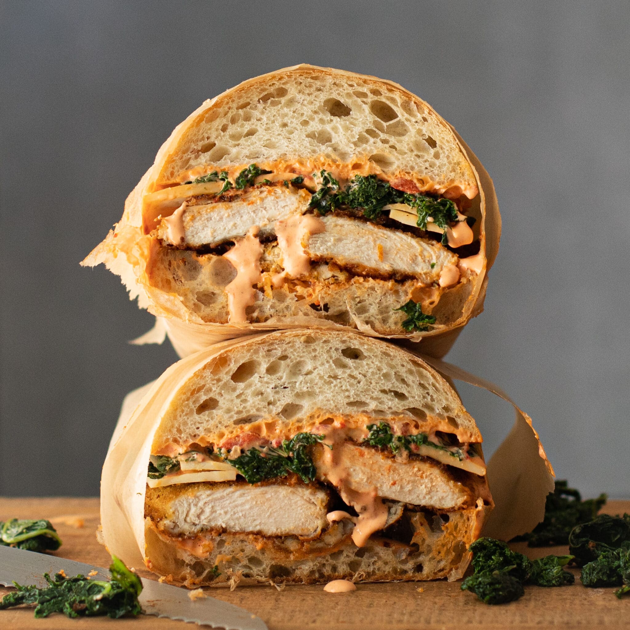 Crispy Italian Chicken Sandwich | Simmer & Sage