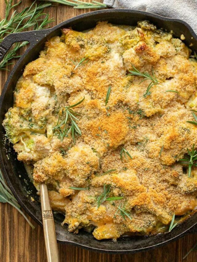 Cheesy Chicken & Broccoli Bake
