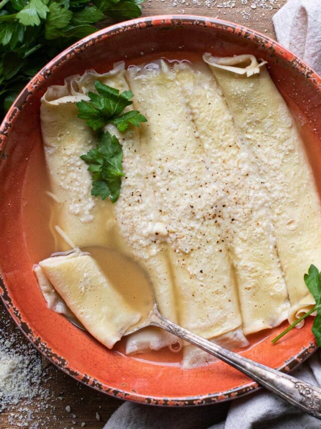 Crepes in Broth (Scripelle ‘Mbusse)