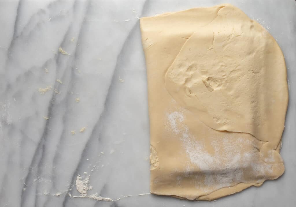 Danish dough, folded