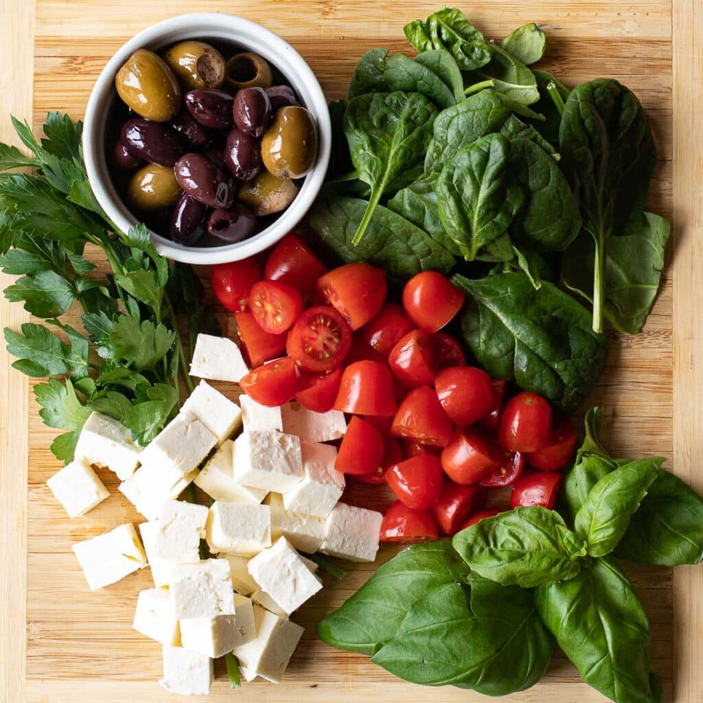 Ingredients for Low Carb Shrimp Salad Recipe