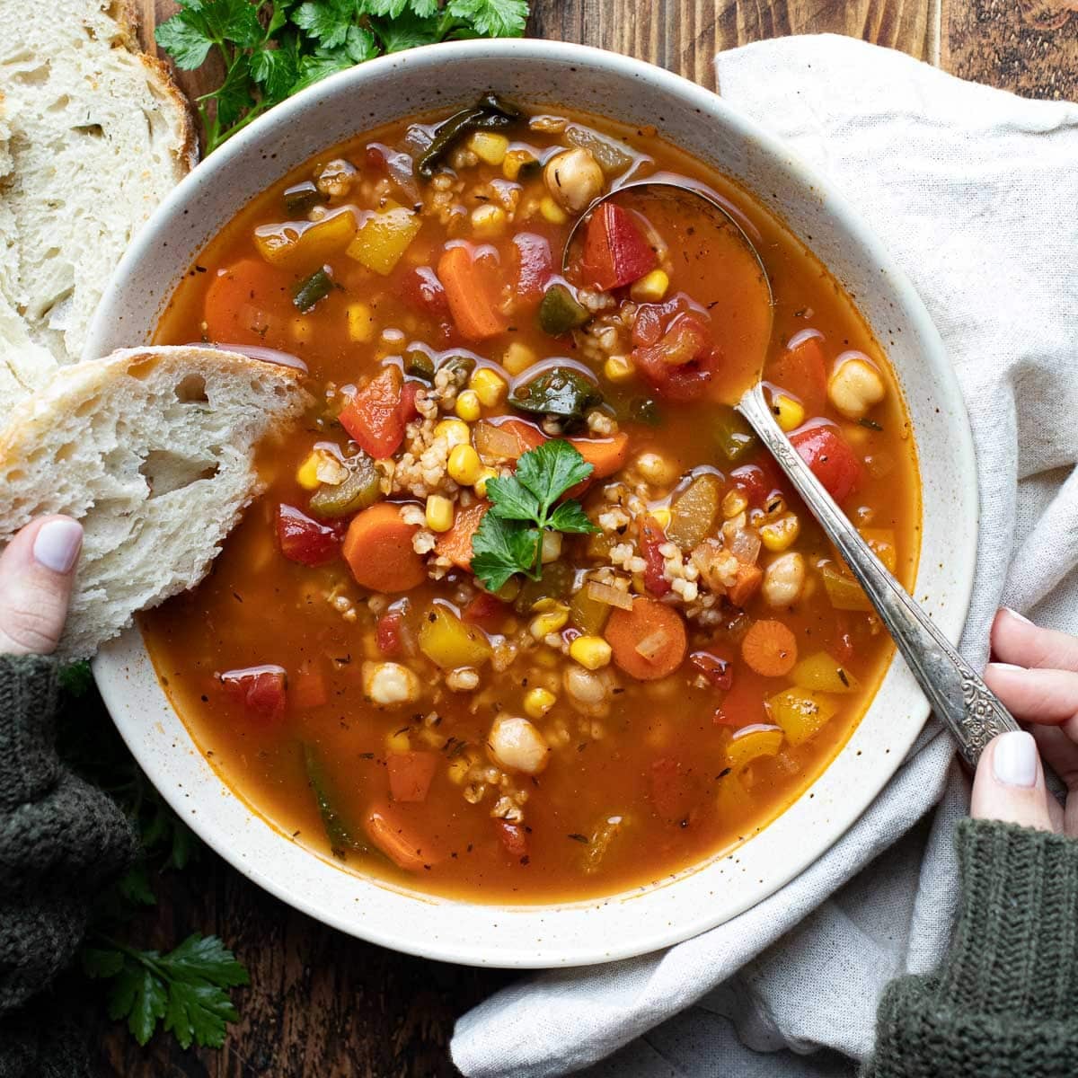 Panera Garden Vegetable Pesto Soup Recipe | Fasci Garden