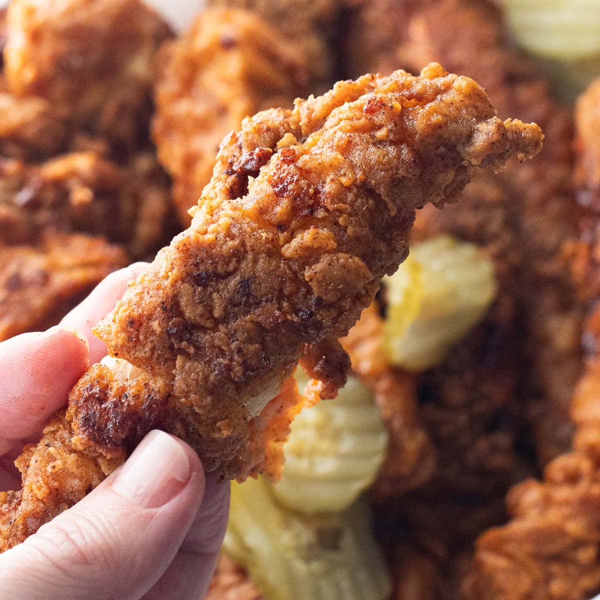 Nashville Hot Chicken Tenders Recipe (Just like KFC!)