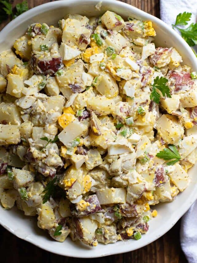 Red Hot and Blue Potato Salad Recipe