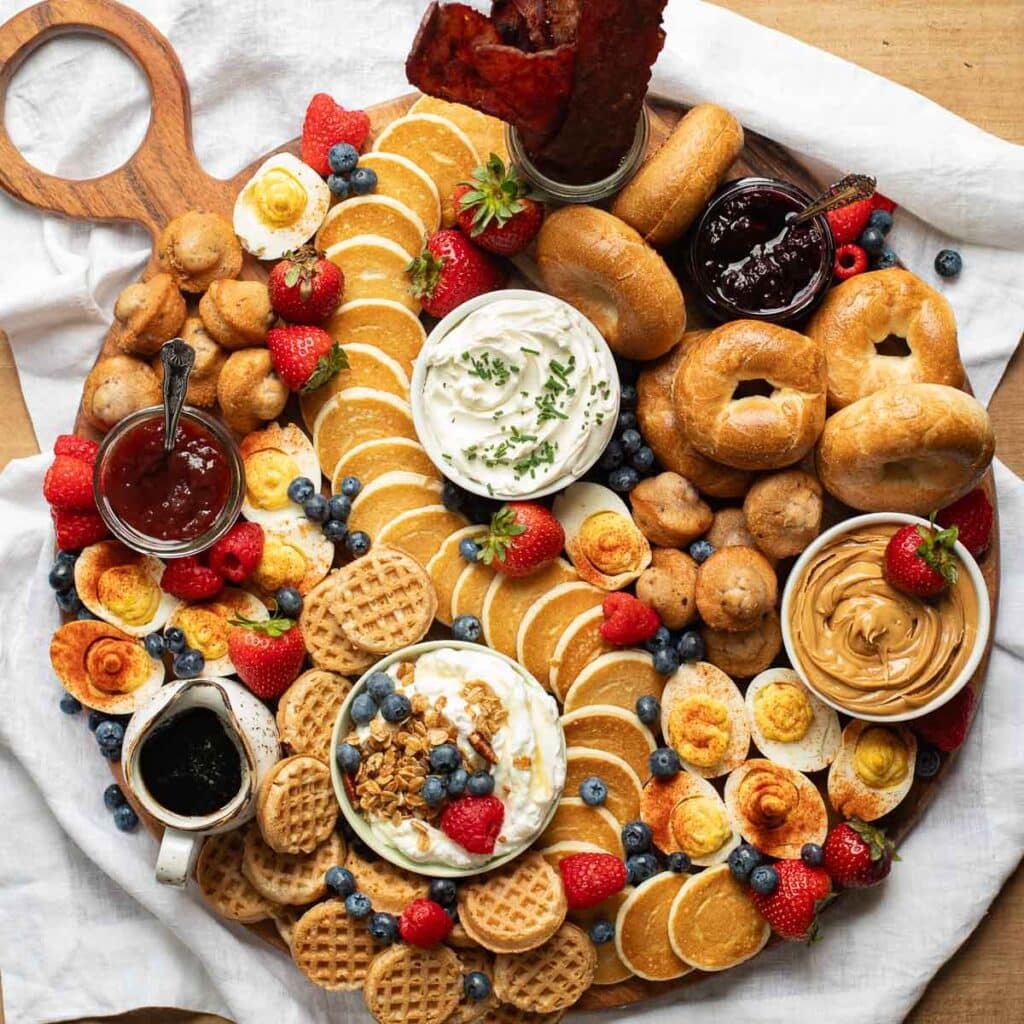 breakfast charcuterie board