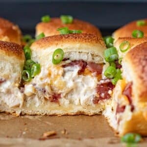 Chicken Bacon Ranch Sliders1
