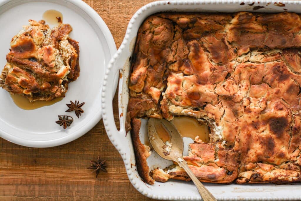 cinnamon raisin breakfast bake