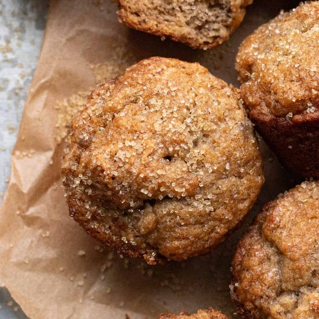 gluten free banana bread muffin