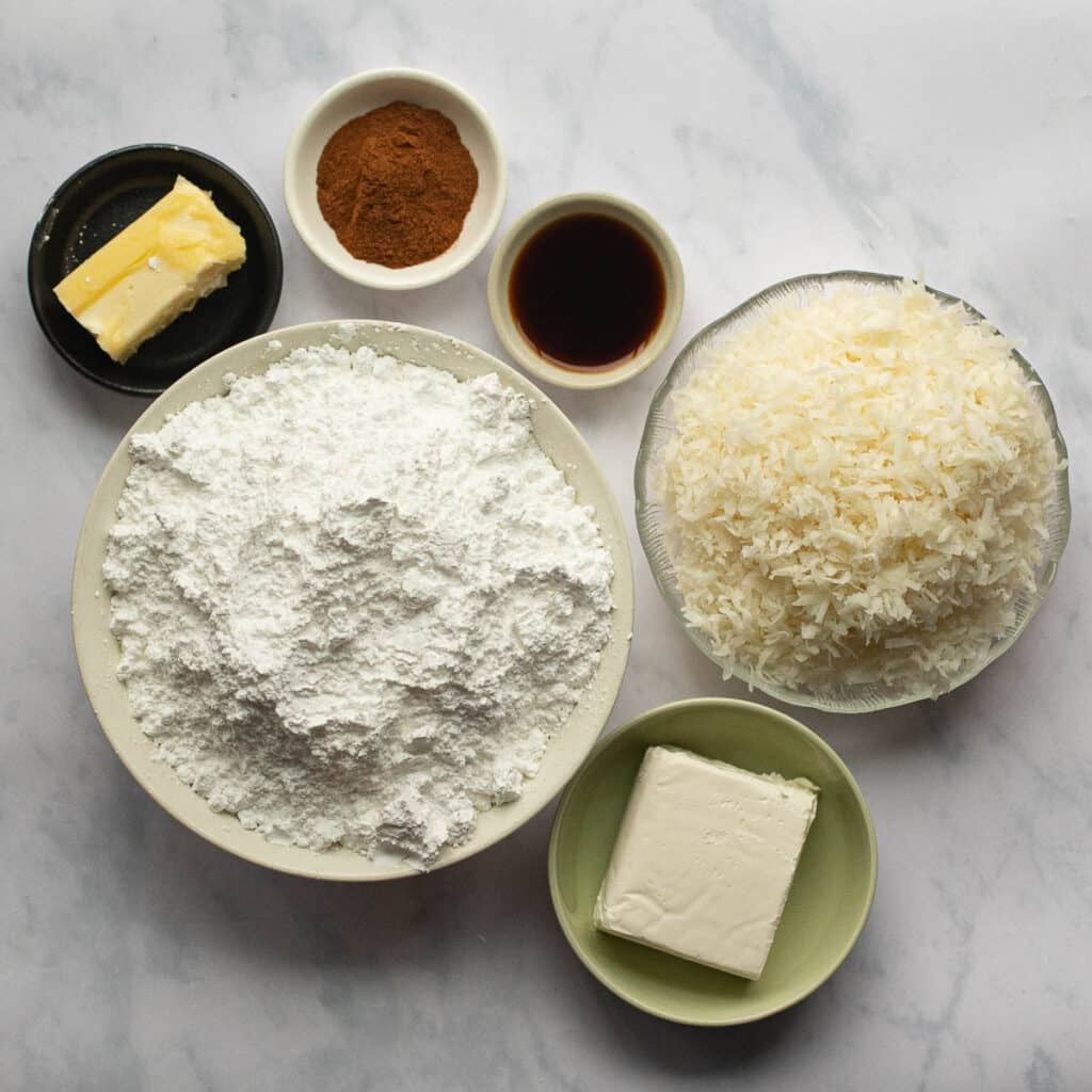 ingredients for Irish potatoes recipe