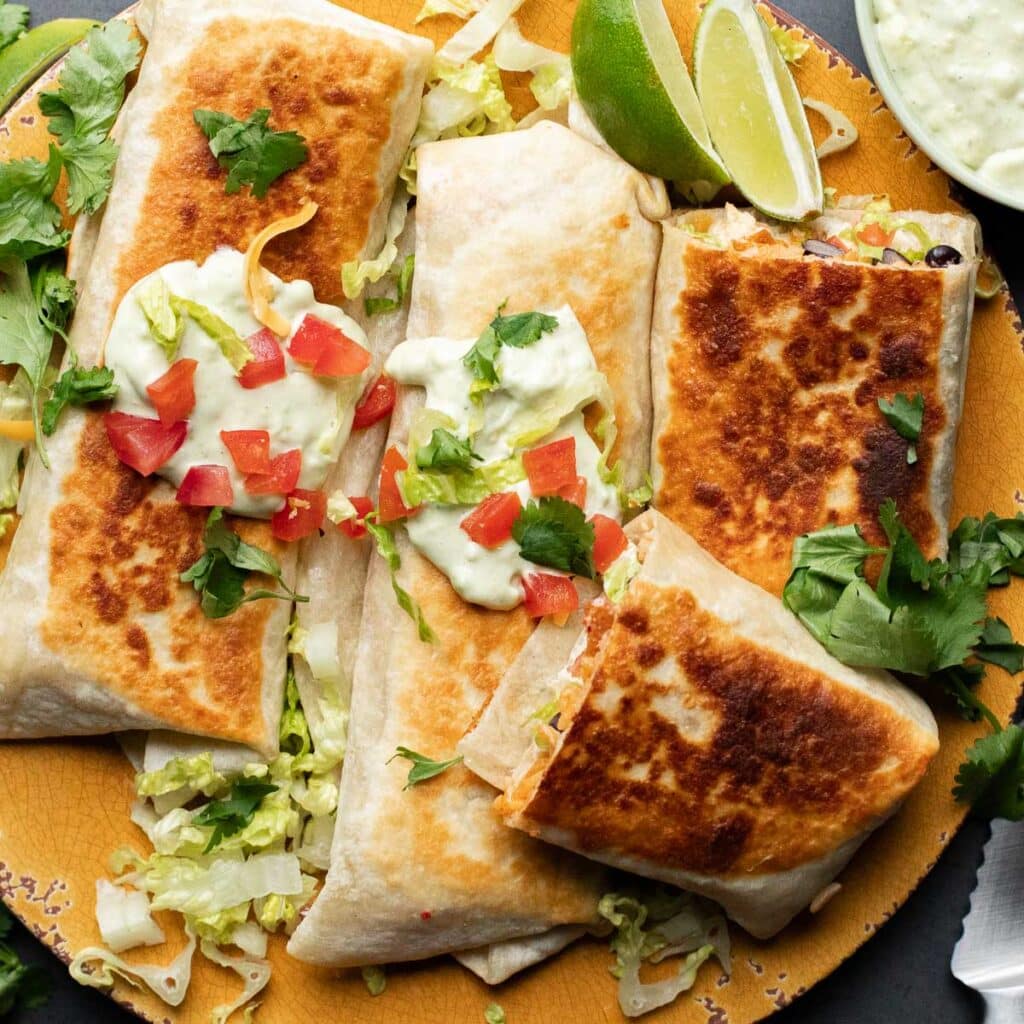 Chipotle Ranch Grilled Chicken Burrito1 2