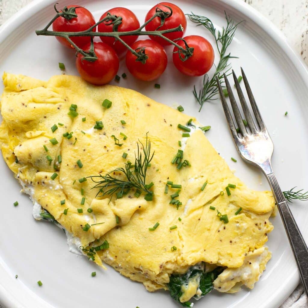 cottage cheese omelet