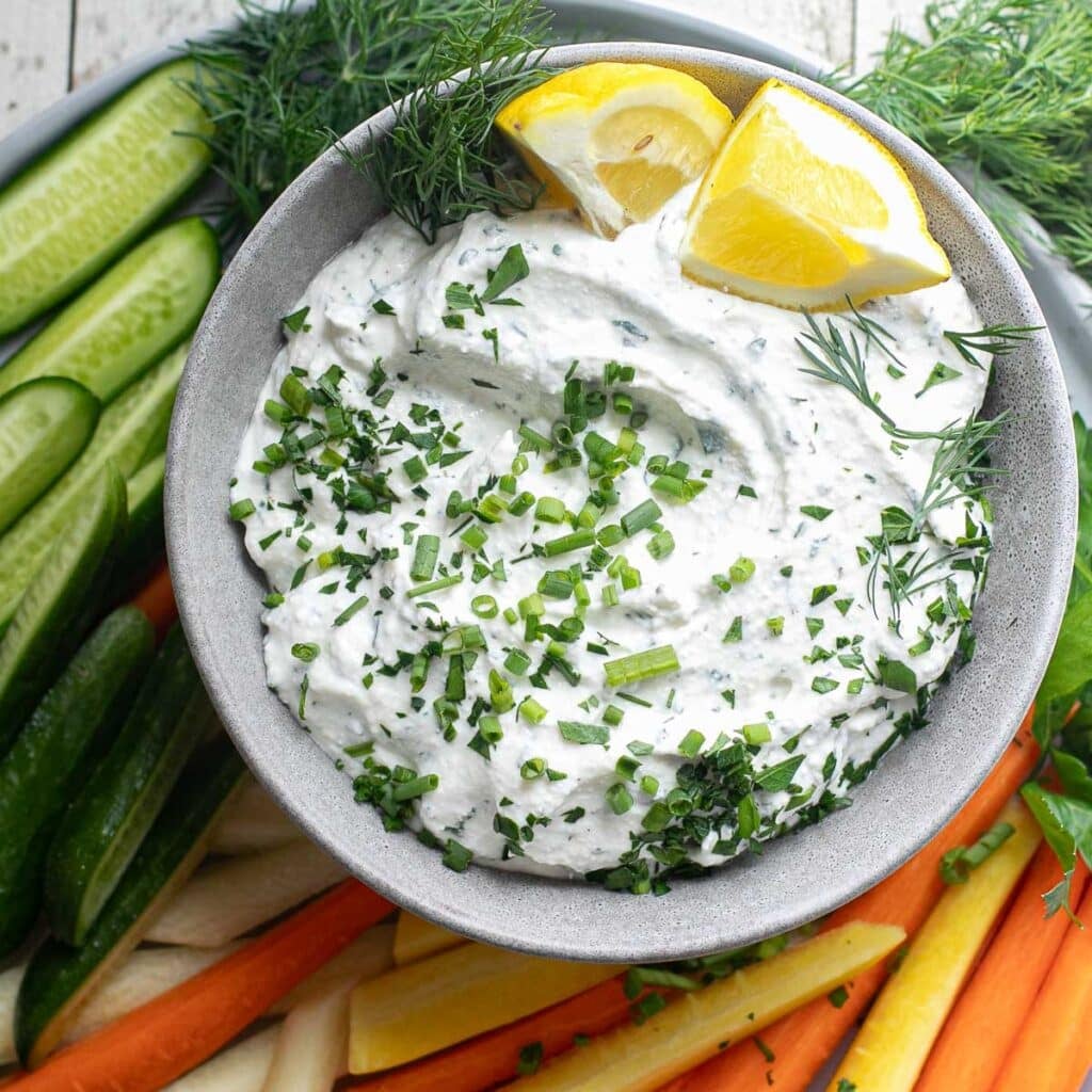 cottage cheese ranch dip