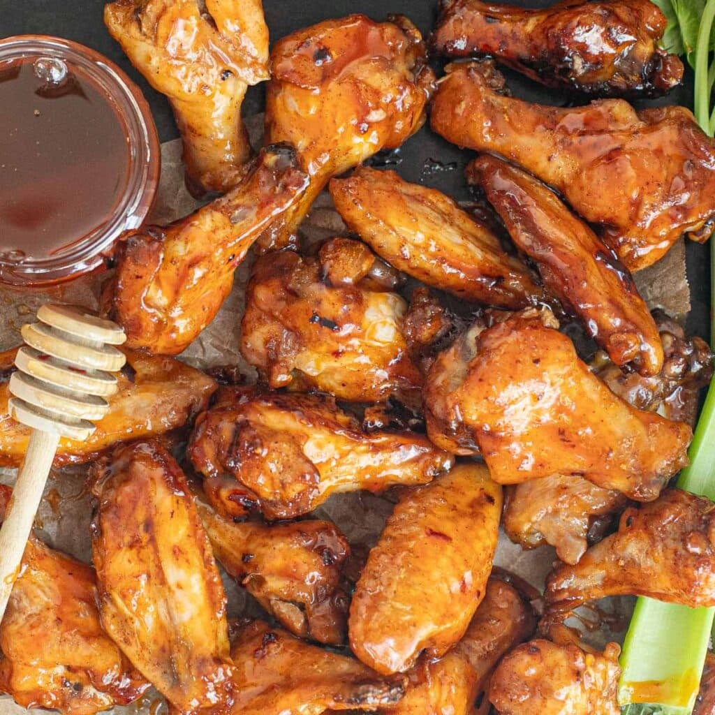 hot honey chicken wings 
