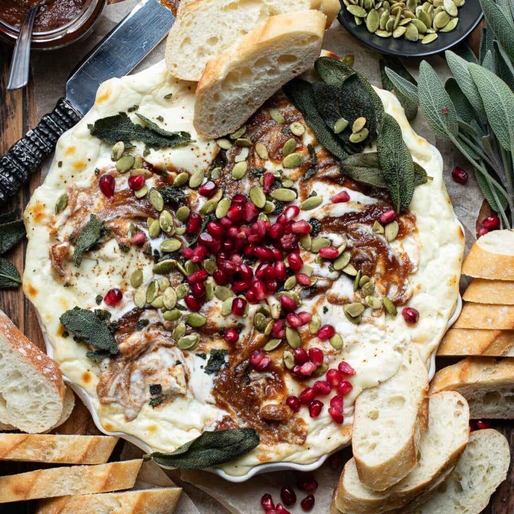 whipped baked ricotta