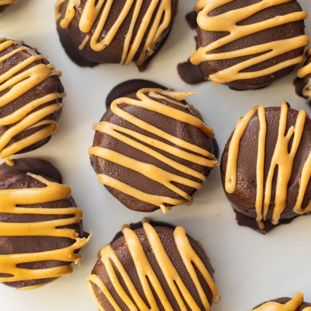3-Ingredient Frozen Chocolate Banana Bites