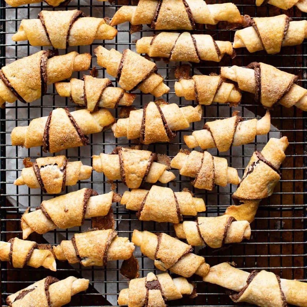 Chocolate Rugelach Cookies