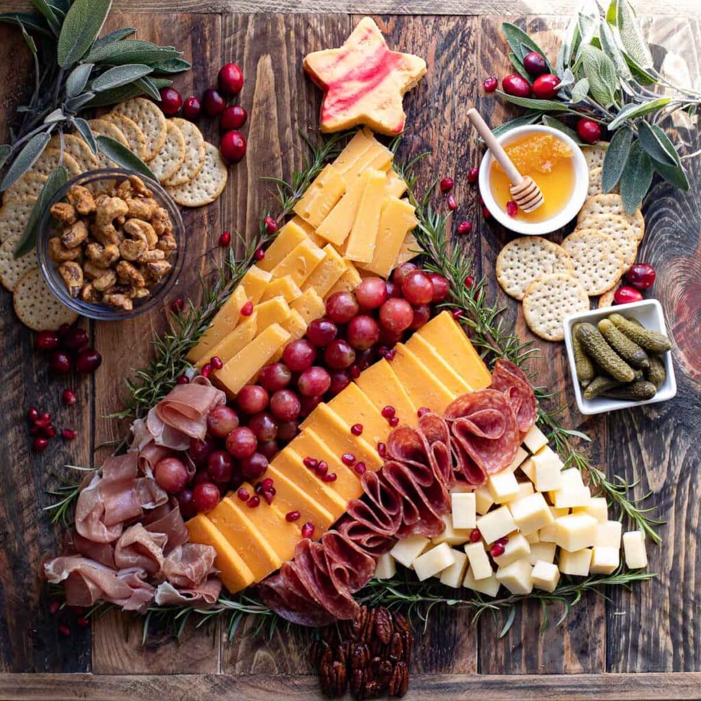 Christmas Tree Charcuterie Board