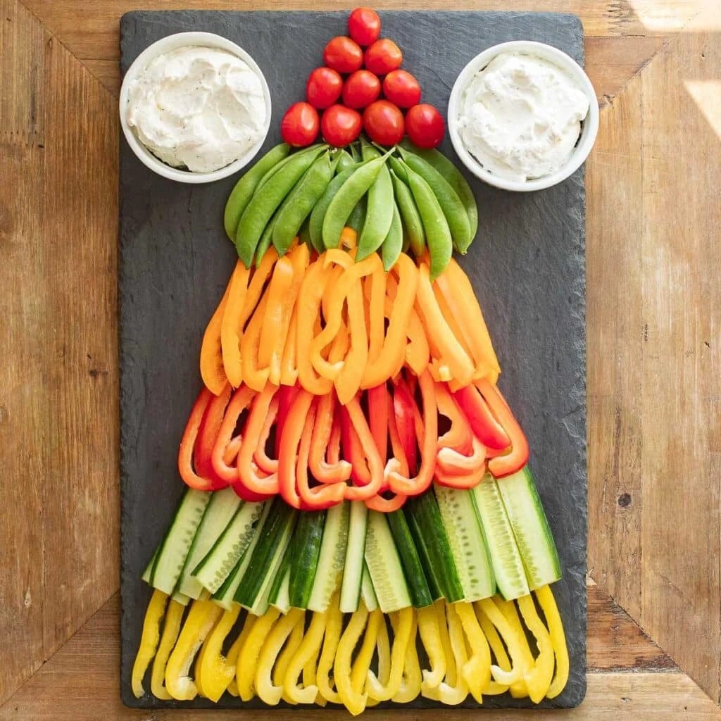 Christmas Tree Veggie Tray
