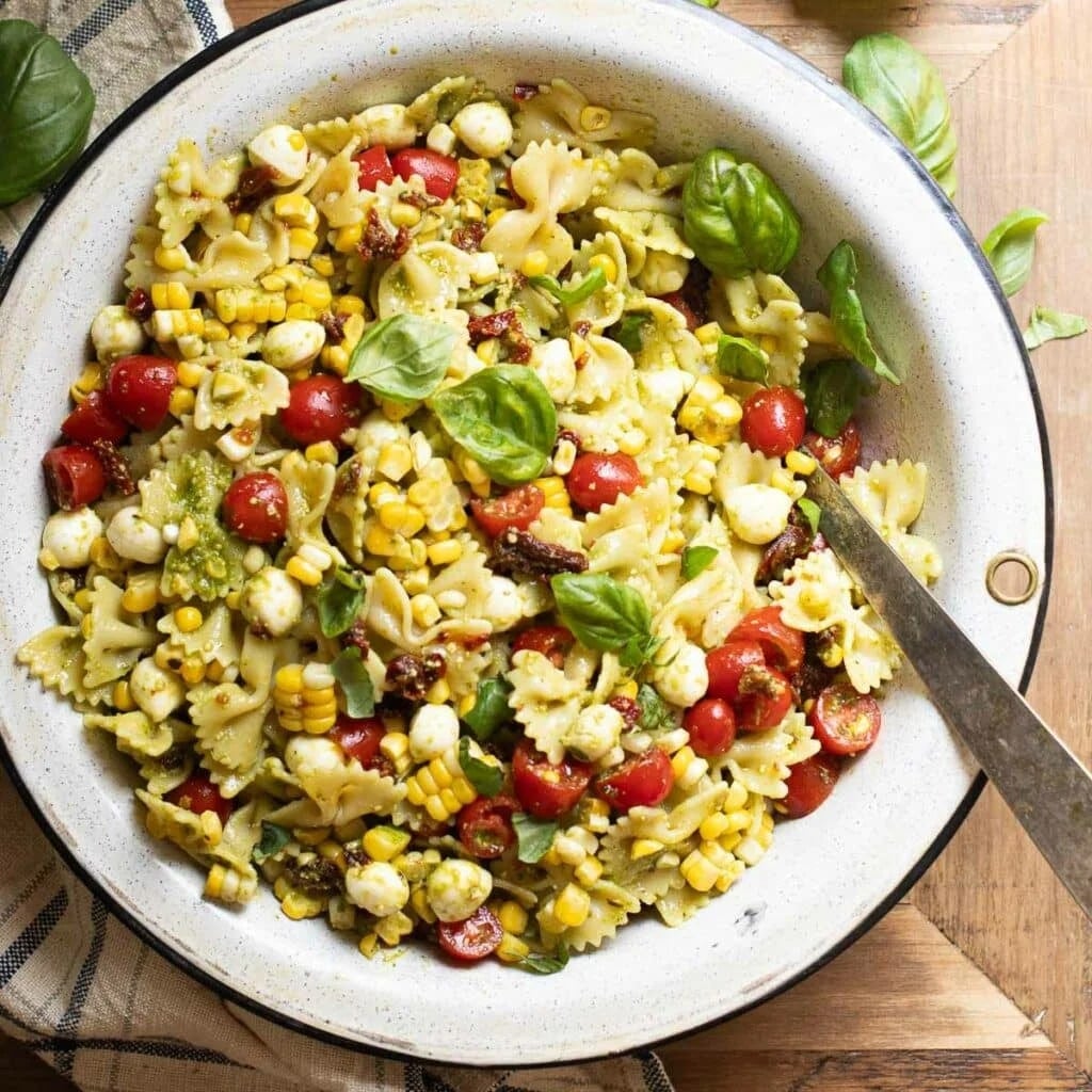 Cold Pesto Pasta Salad