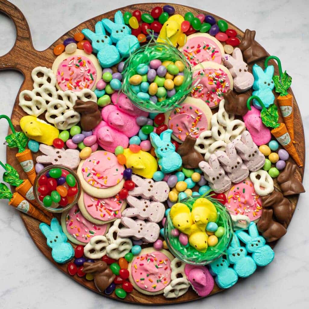 Easter Candy Charcuterie Board