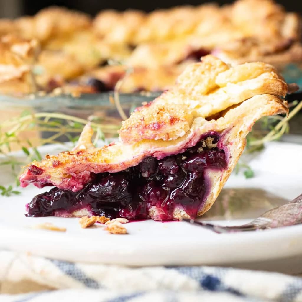 Homemade Blueberry Pie