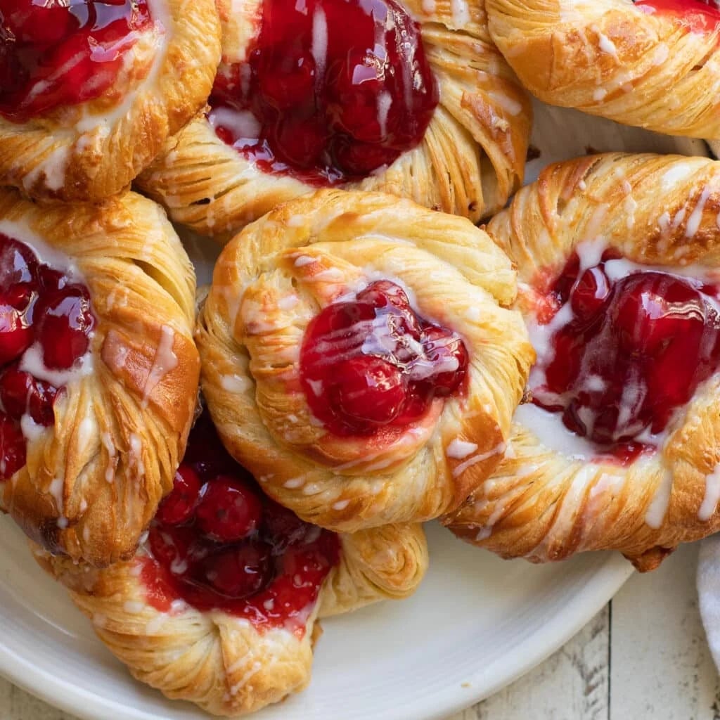 Homemade Cherry Danish
