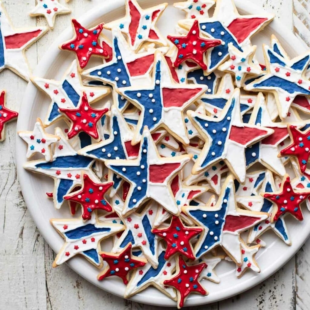 Patriotic Star Sugar Cookies