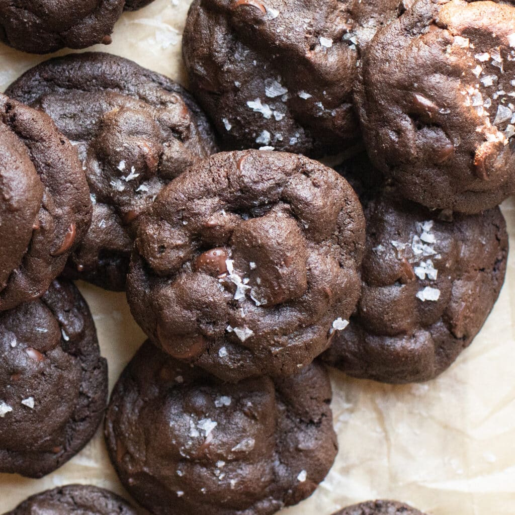 Salted Caramel Chocolate Cookies