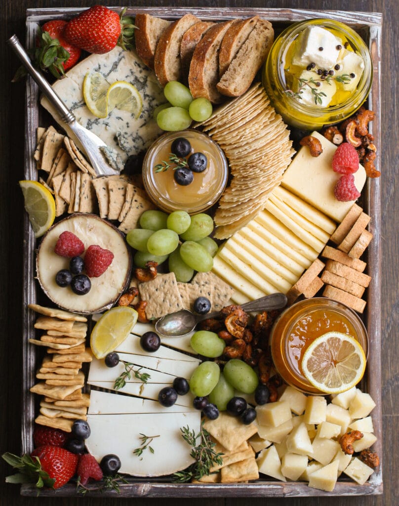 Spring Cheese Board