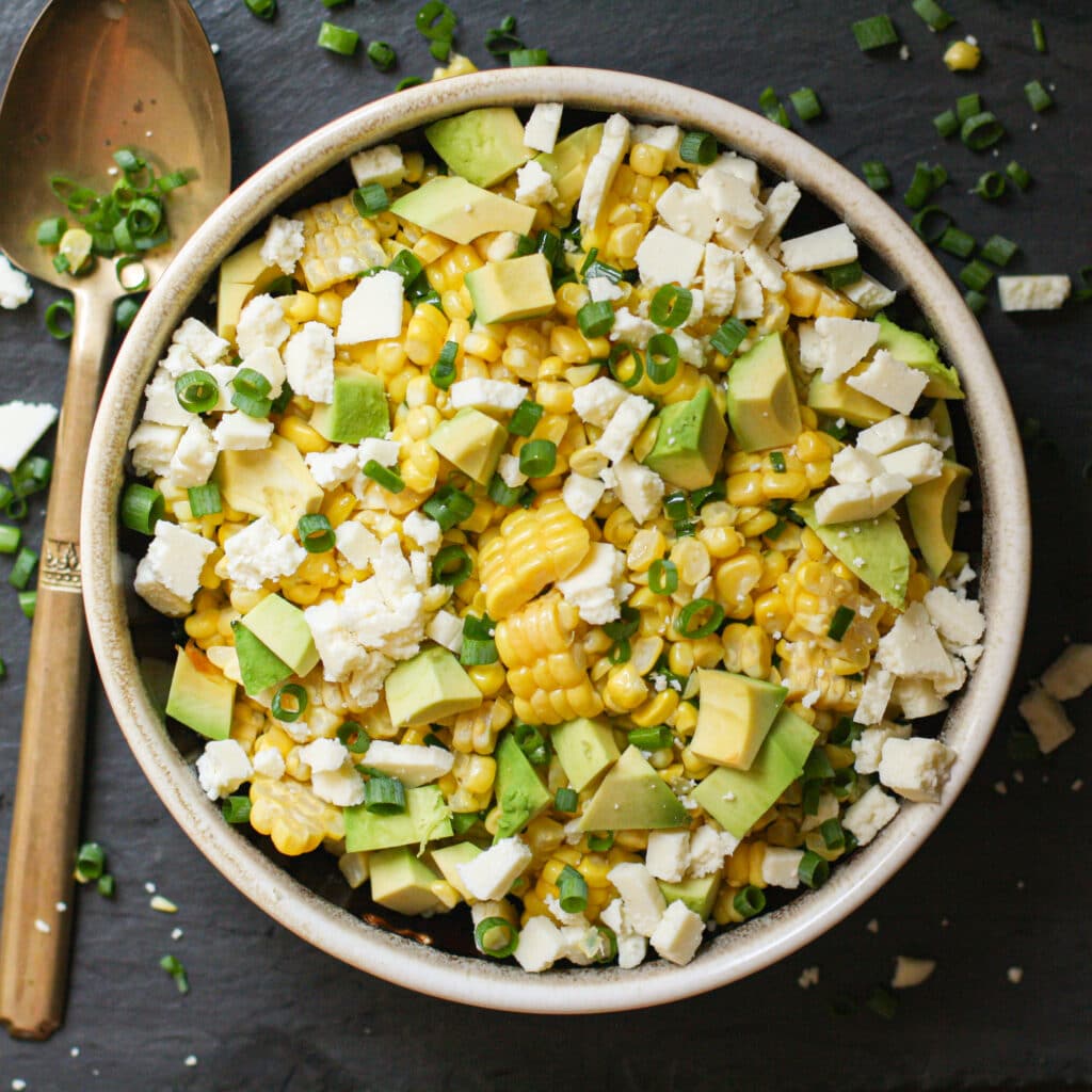 Sweet Summer Corn & Scallion Salad