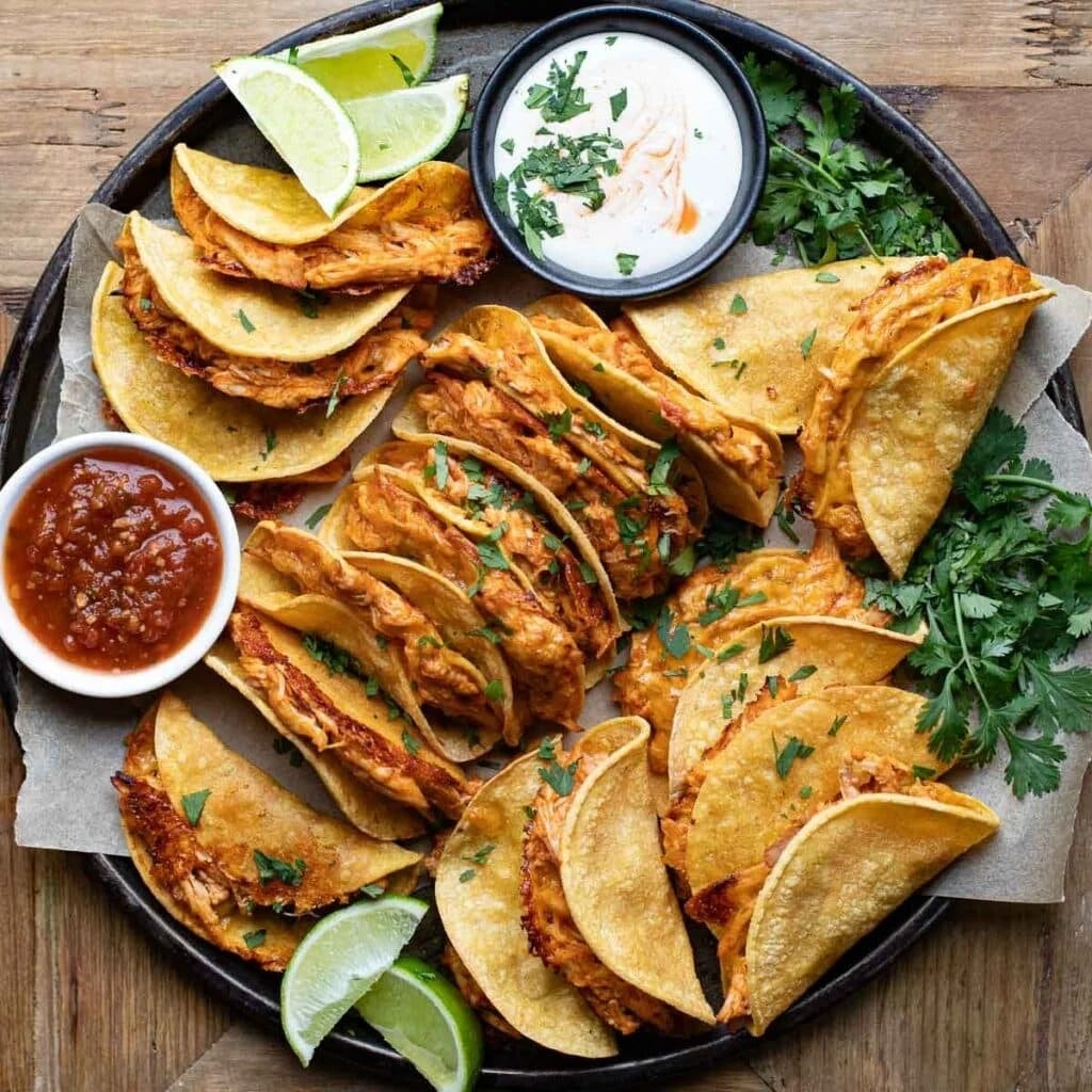 Chicken and Cheese Mini Tacos