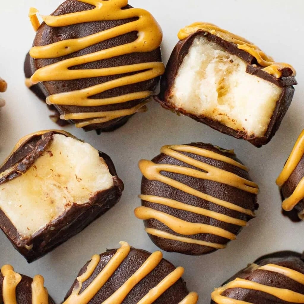 Frozen Chocolate Banana Bites