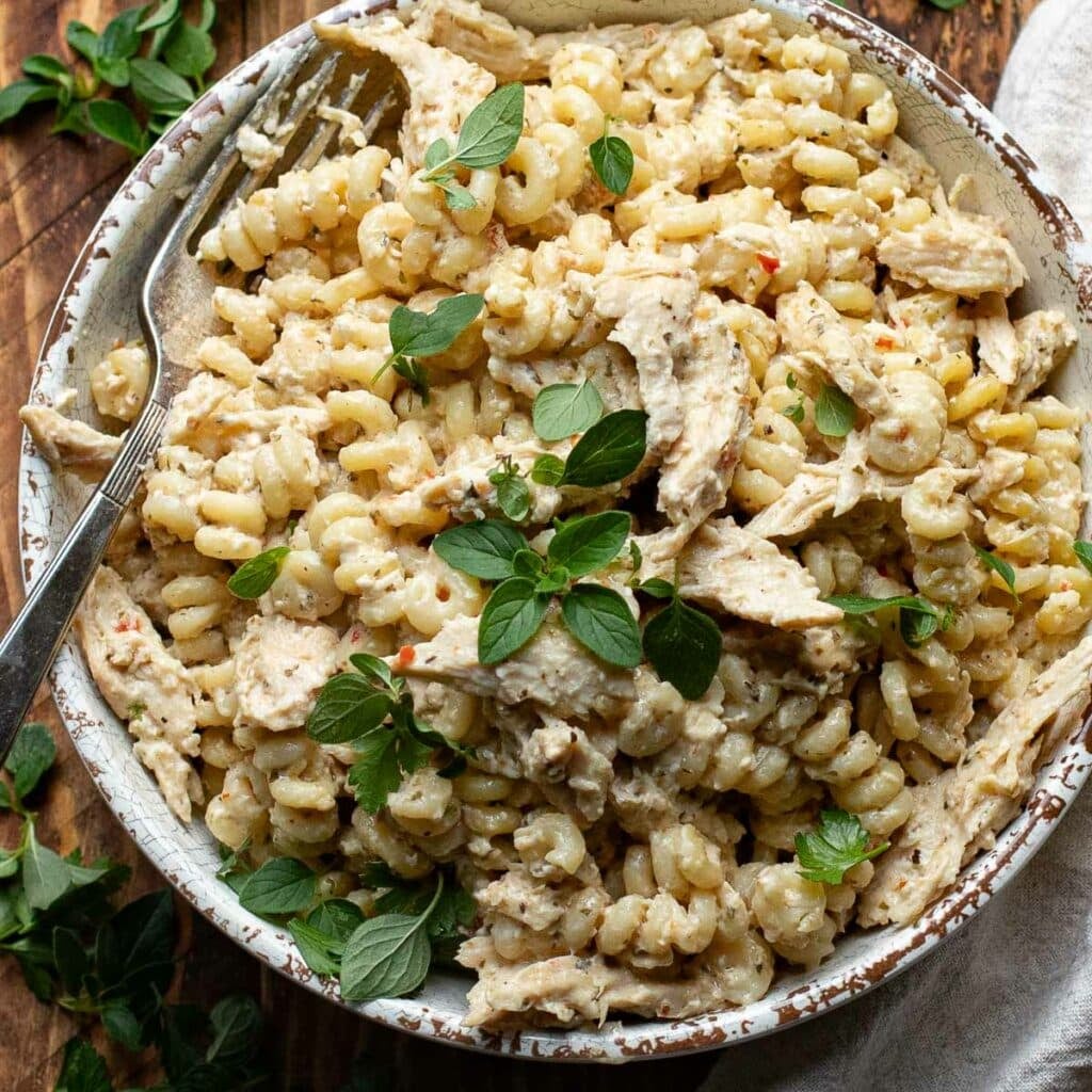 Garlic Parmesan Chicken Pasta