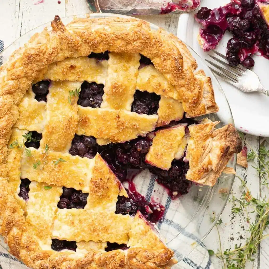 Homemade Blueberry Pie