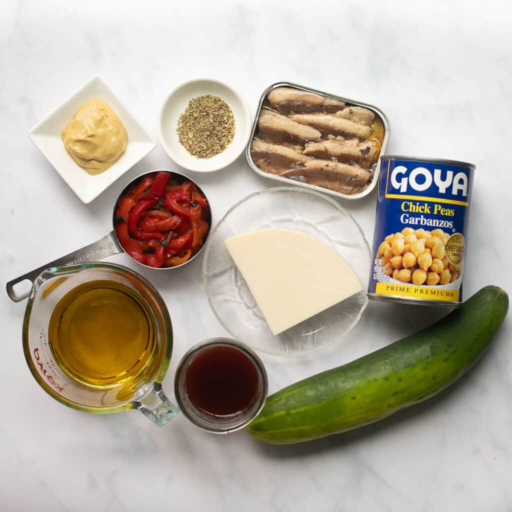 ingredients for sardine salad recipe