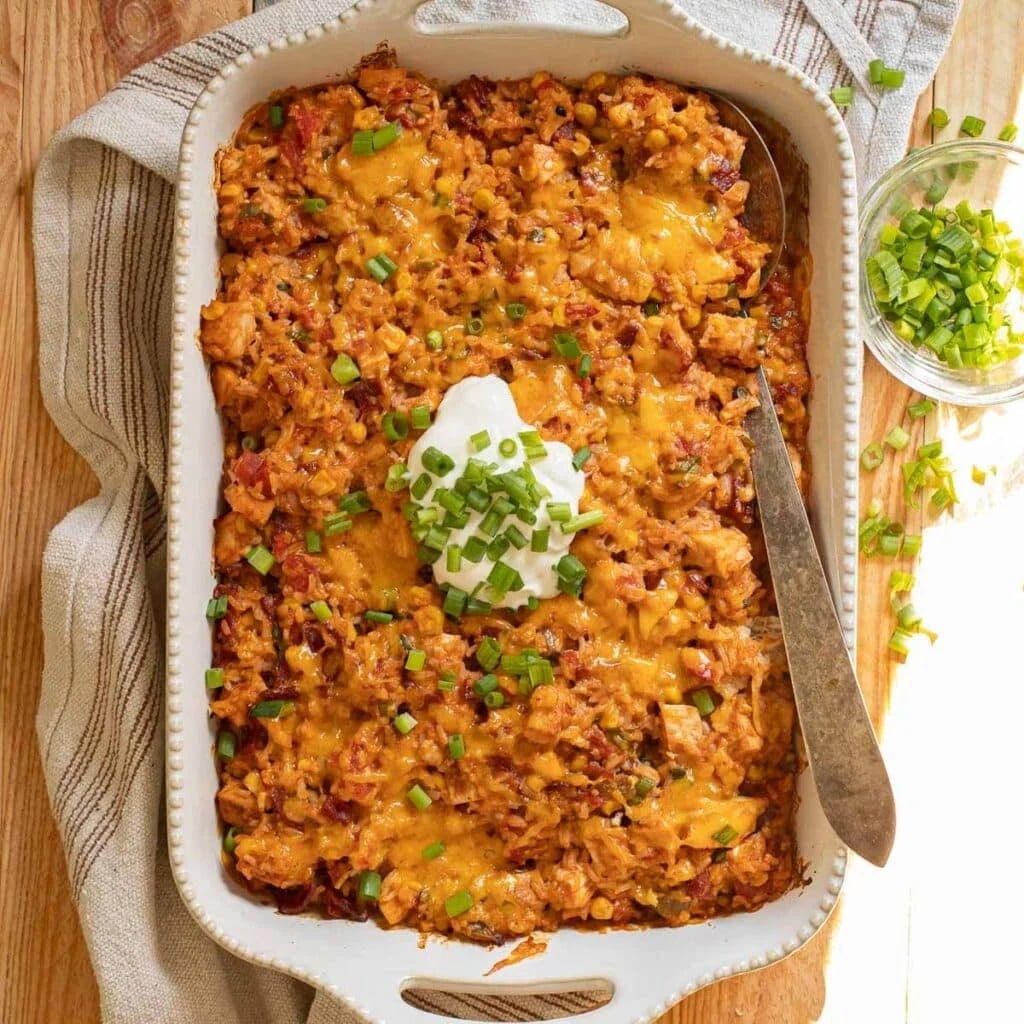 BBQ Chicken Casserole