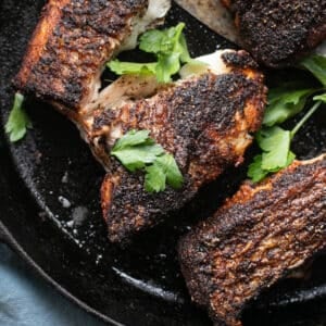 blackened snapper