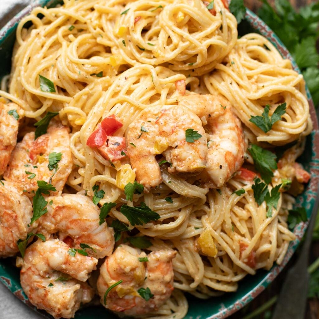 Creamy Cajun Shrimp Pasta