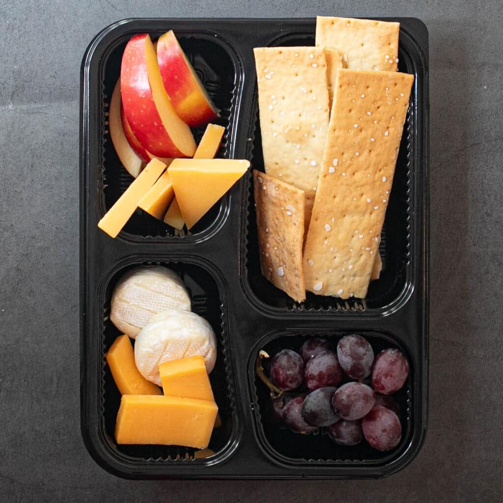 Starbucks cheese and fruit protein box
