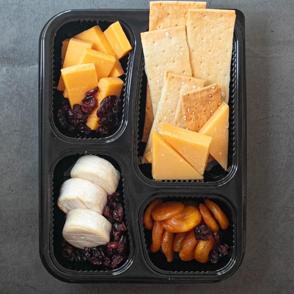 Starbucks cheese trio protein box