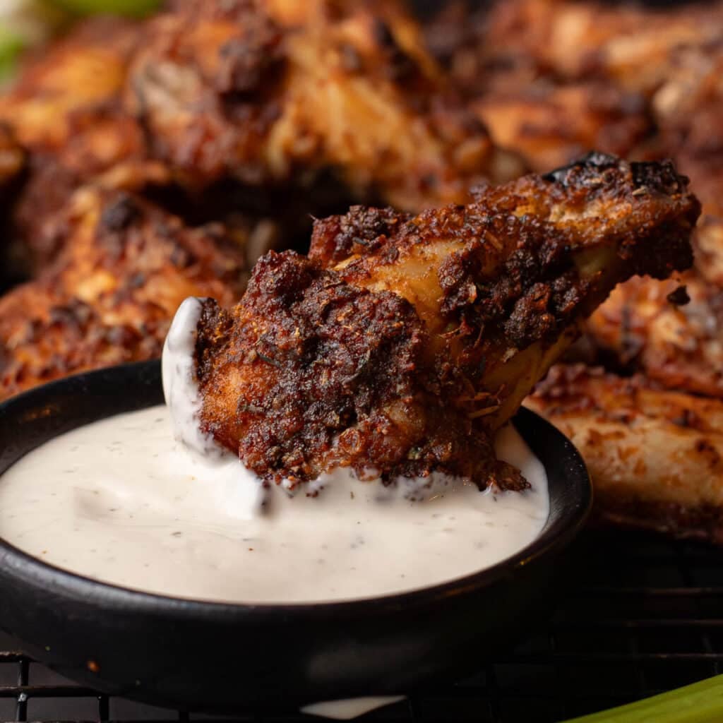 Baked Dry Rub Wings
