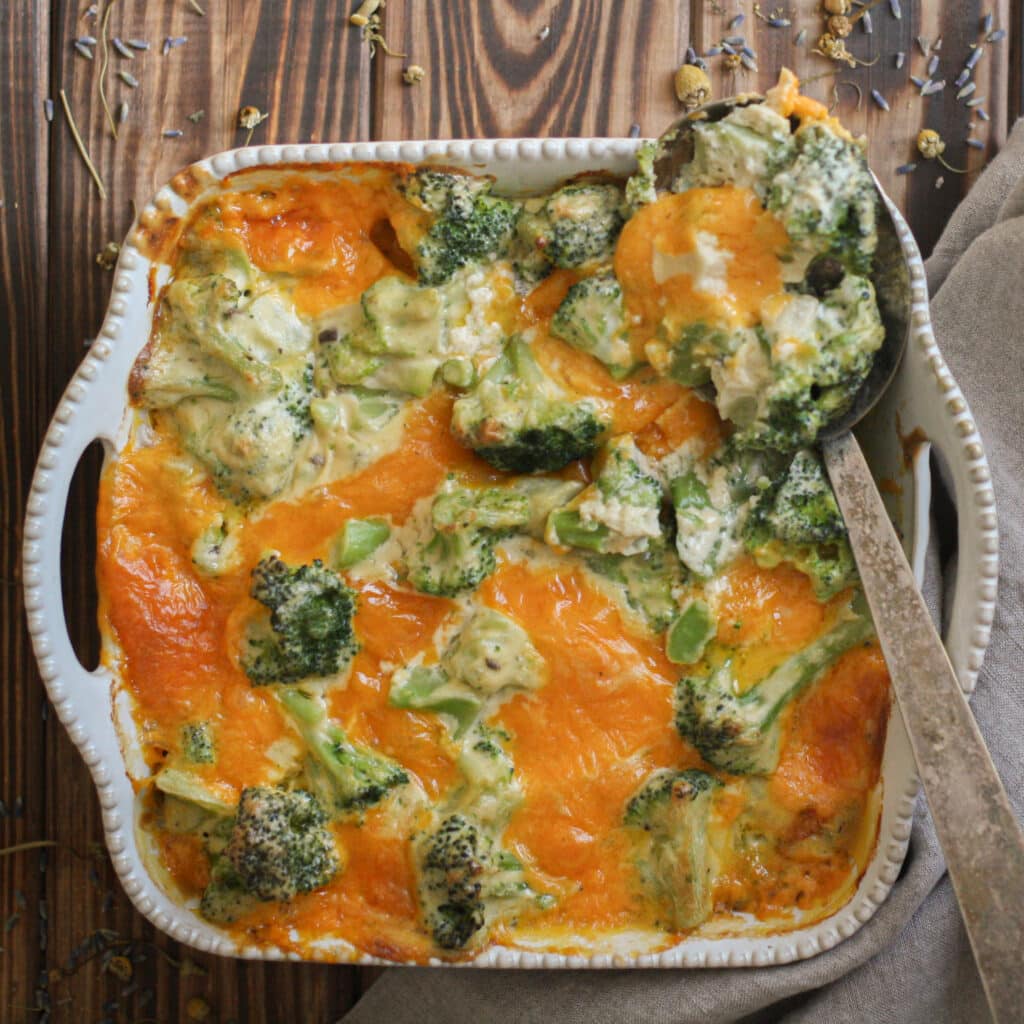 Broccoli Cheddar Bake