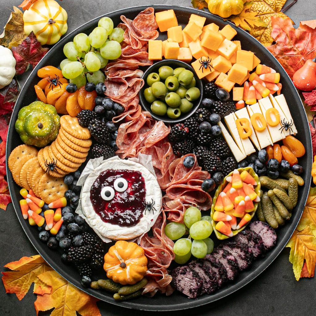 Halloween charcuterie board