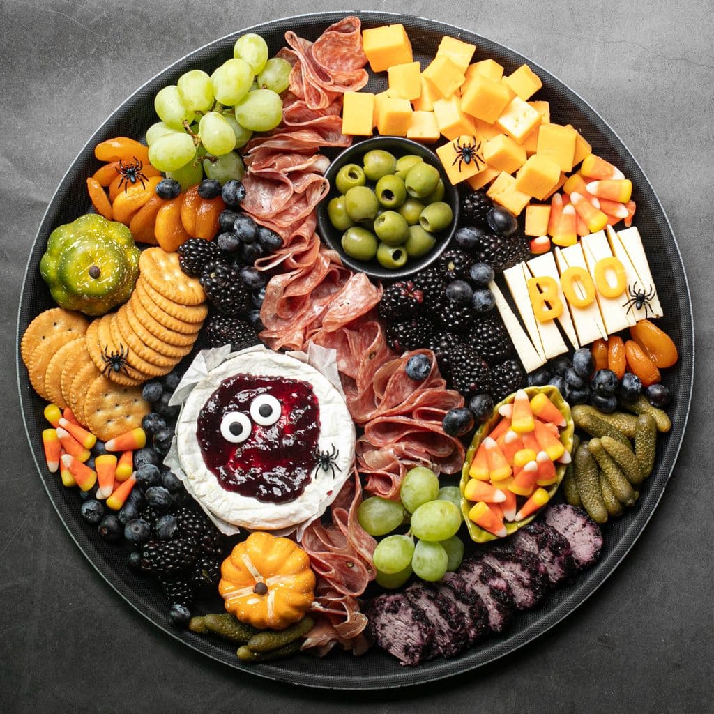 Halloween charcuterie board