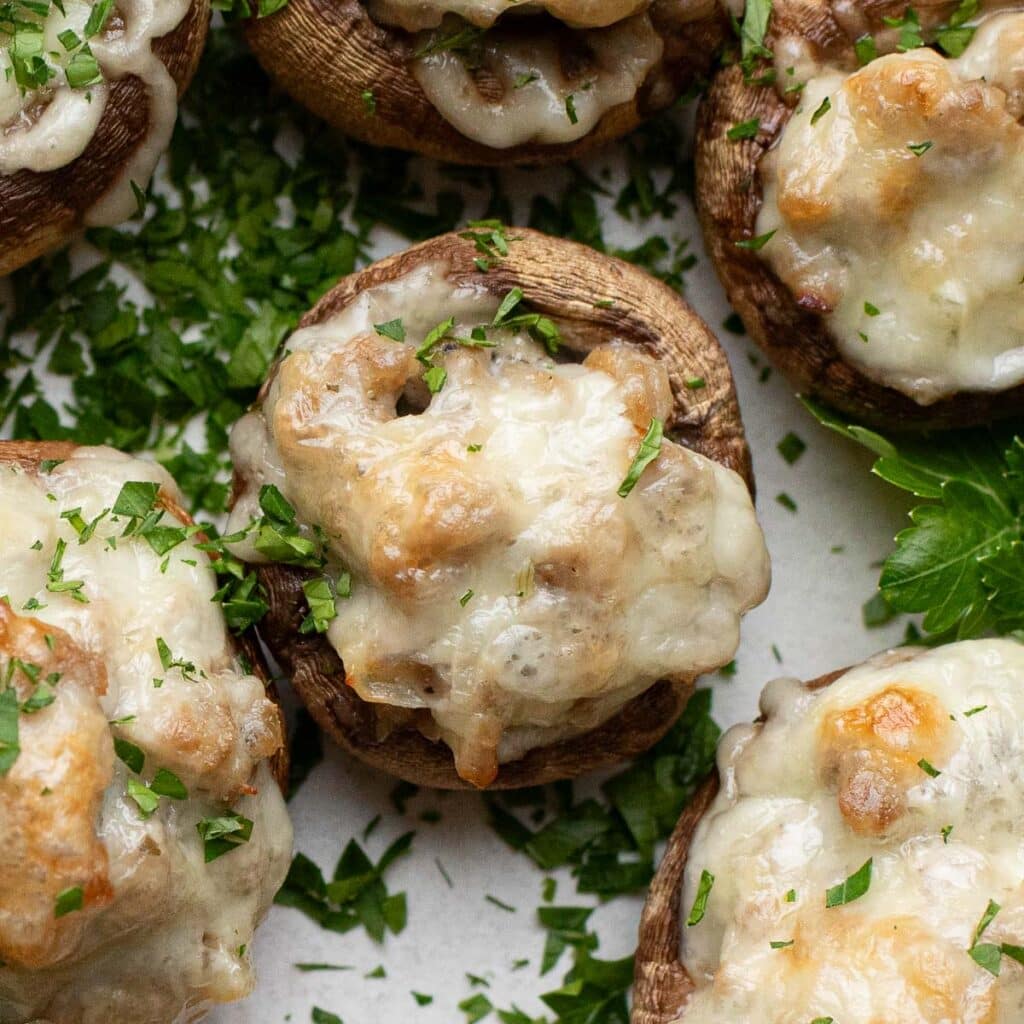 Sausage Stuffed Mushrooms