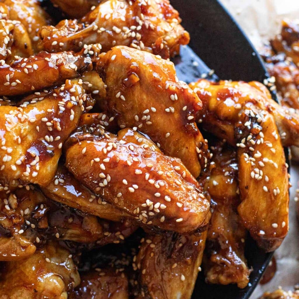 Teriyaki Chicken Wings with Homemade Sauce