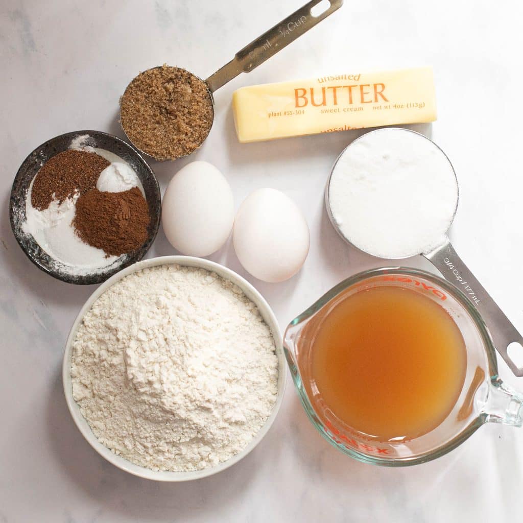 ingredients for apple cider donuts recipe